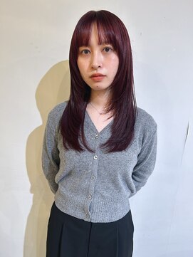 ノーカ 代官山(nohka) ブリーチなしピンク/ロングヘア/レイヤーカット