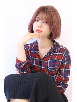 オーロ 千里山店(ORO) 20代30代40代50代ボブルフネビージュ小顔ワンレンショート