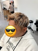 ブランチオム 宇佐店(branch homme)&nbsp;ツイストパーマ×ホワイトメッシュ