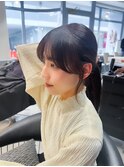 【羽田】結んで可愛い韓国ヘア×顔周り小顔前髪カット×レイヤー