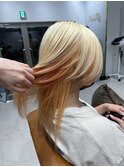 魅力倍増カールセミディシアーカラーダークアッシュショートヘア