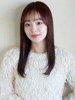 ムニカ 表参道(Munica)&nbsp;縮毛矯正とカラーでうる艶バーガンディ