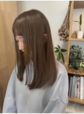 ミルクティーベージュ ブリーチカラー 冬カラー H R-68