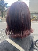 ブリーチなしダブルカラー カシスピンクカラー【MOMOKA】