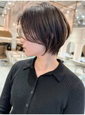 イメチェン外ハネボブ美髪×ブリーチなしレイヤーショート☆2