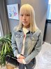 【ELLY指名限定】ケアブリーチ2回＋カラー＋BYKARTE 3stepトリートメント