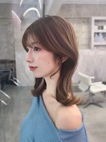 フィヴェント(Fivent) 美髪韓国レイヤーイメチェン似合わせチェリーブラウンミニウルフ