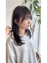 ビューエヒメ(VIEW EHIME)&nbsp;小顔可愛いレイヤーカット×アッシュカラー10代20代30代