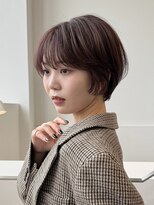 ソワネ 表参道(soigne)&nbsp;表参道白髪ぼかしハイライト大人上品ショートボブグレージュ