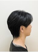 毛流れセンターパート/ウルフヘア
