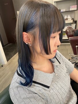 ライズ バイ レボ(RISE by REVO) 大人かわいい/レイヤーロング/グレーベージュ/前髪パーマ/我孫子