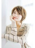 外ハネカジュアルショート