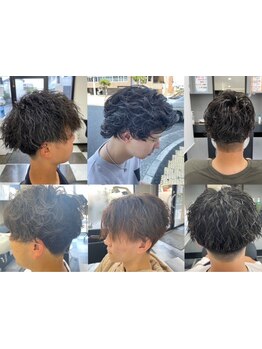 オシャレなメンズパーマが得意◎骨格や髪質に合わせた抜群のカット技術で貴方に似合うスタイルをご提供！
