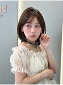 ◯ オリーブグレー/韓国/レイヤーカット/髪質改善/縮毛矯正/札幌