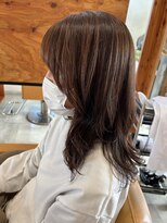 アドラーブル 松崎店(adorable) 大人可愛い小顔内巻きレイヤー似合わせブラウン