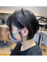 フィゼル あべのルシアス店(Aujua fizelle) 黒髪ショートfizelle三宅佳代子