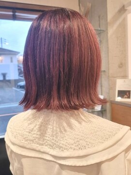 艶ピンクカラー　シルクヴェールカラー