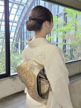 訪問着着付け&ヘアセット