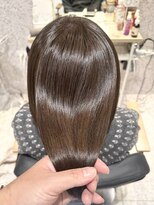 ゼストソエル(ZEST soell)&nbsp;立川/透明感カラー/デザインカラー/艶髪ミディアム/柔らか質感