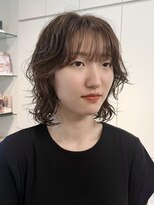 ロンドアンメゾン 原宿(Lond un Maison.)&nbsp;韓国顔周り/バタフライカット/ミディアムレイヤーカット0117