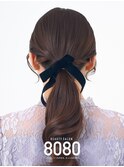 ふわふわローポニーテール（定番ヘアセット）