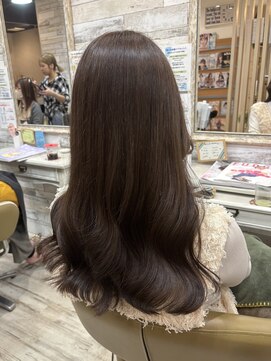 フゥカ 売市店(fuka) 【透明感U!】ブリーチなしで作るミルクティーカラー