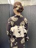 『夏のお祭りやイベントに*』浴衣着付け＋ヘアセット　￥7700