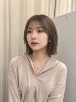 ハピネス 王寺店(Happiness)&nbsp;奈良 王寺/切りっぱなしボブ/髪質改善/ハイトーン/ベージュ