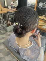 ヘアセットアンドメイク マカロン 博多駅店(Hairset&Make Macaron)&nbsp;しゅっ、、とアップ
