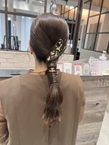 フェリア 渋谷(Feria)&nbsp;【Feria】 ローポニーアレンジ  福田沙也加