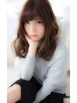 アンジュ ヘアー(Ange hair)&nbsp;流し前髪の耳かけ　無造作　アンニュイカール