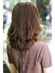 【MINX石塚】サイドの毛流れがキレイなナチュラルドレスヘア