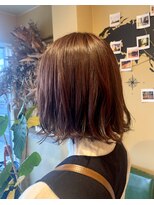 ヘアーデザイン ディードット(Hair design D.)&nbsp;切りっぱなしピンクボブ♪