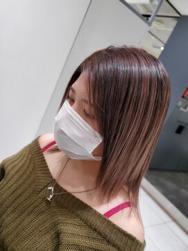 タヤ グランデュオ立川店(TAYA) 10代学割U24シースルーバンググラデーションカラーストレート