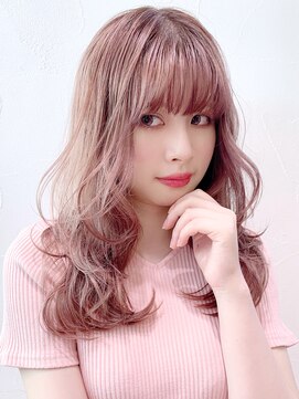 アルバム 新宿(ALBUM SHINJUKU) ふわふわレイヤー巻き_ショコラベージュボブルフ_48564