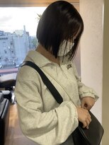 ヘアースタジオゼン アドバンス(hair studio Zen advance)&nbsp;ぱっつん黒髪ボブ