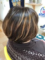 びよう細川&nbsp;ハイライトショート