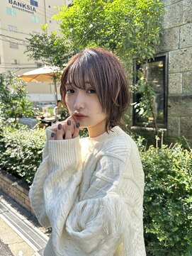 ロンド ストラーダ 心斎橋(Lond strada) エアリーロング×ピンクベージュ×美髪［髪質改善/縮毛矯正］