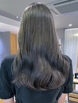 ２０代３０代モテ髪艶髪透明感カラーグレージュ