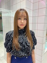 ロンドルーチェ 心斎橋(Lond luce)&nbsp;ダークアッシュ/ミディアムレイヤーカット［髪質改善/縮毛矯正］