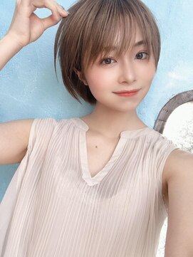 ロンドソレイユ 池袋(Lond soleil) ショート/前髪/グレーベージュ×ブリーチなし/髪質改善[池袋]