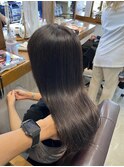 艶髪アッシュブラウン