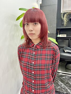 チュダック(ChuDuck) 韓国風《ワインレッド》ブリーチ/ケアブリーチ/ダブルカラー