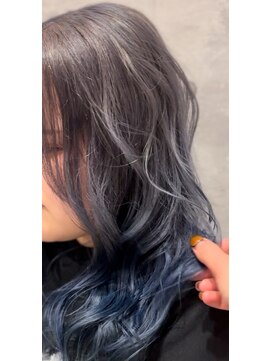 オクルス(OCULUS) 【グラデーションカラー】silver×blue