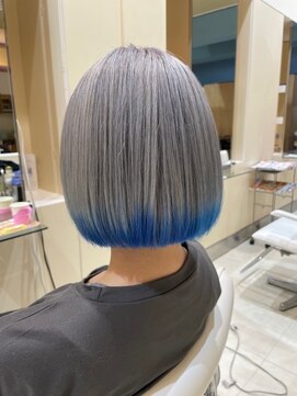 ボブインターナショナル(bob international) ワンレンボブ×裾カラー