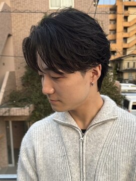 リット バイ フィフス 鹿児島中央駅店(Lit. by fifth) センターパートニュアンスパーマフェザーパーマカルマパーマ韓国