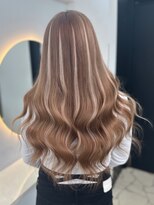 ラピス 福岡天神店(Lapis) ミルクティー×ハイライトエクステ