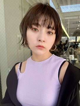 ミンクス渋谷スマートサロン(MINX shibuya smart salon) 似合わせ小顔レイヤーショート_渋谷/髪質改善