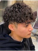 マッシュウルフカット波巻きパーマツイストスパイラルパーマ★