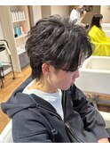 フェザーパーマ×マッシュウルフ